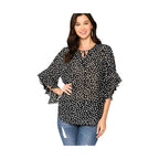 Leopard Printed Crepe Top - VacationGrabs