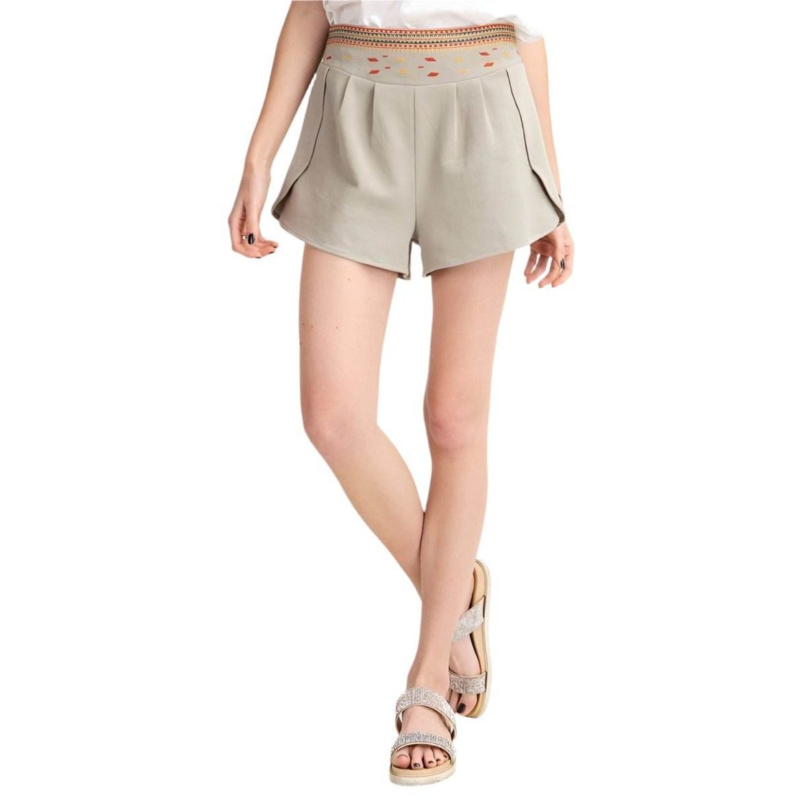 High Rise Waist Shorts - VacationGrabs