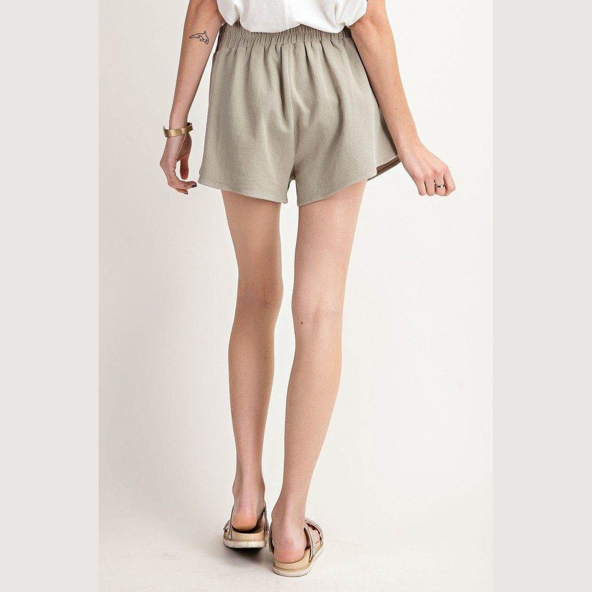 High Rise Waist Shorts - VacationGrabs