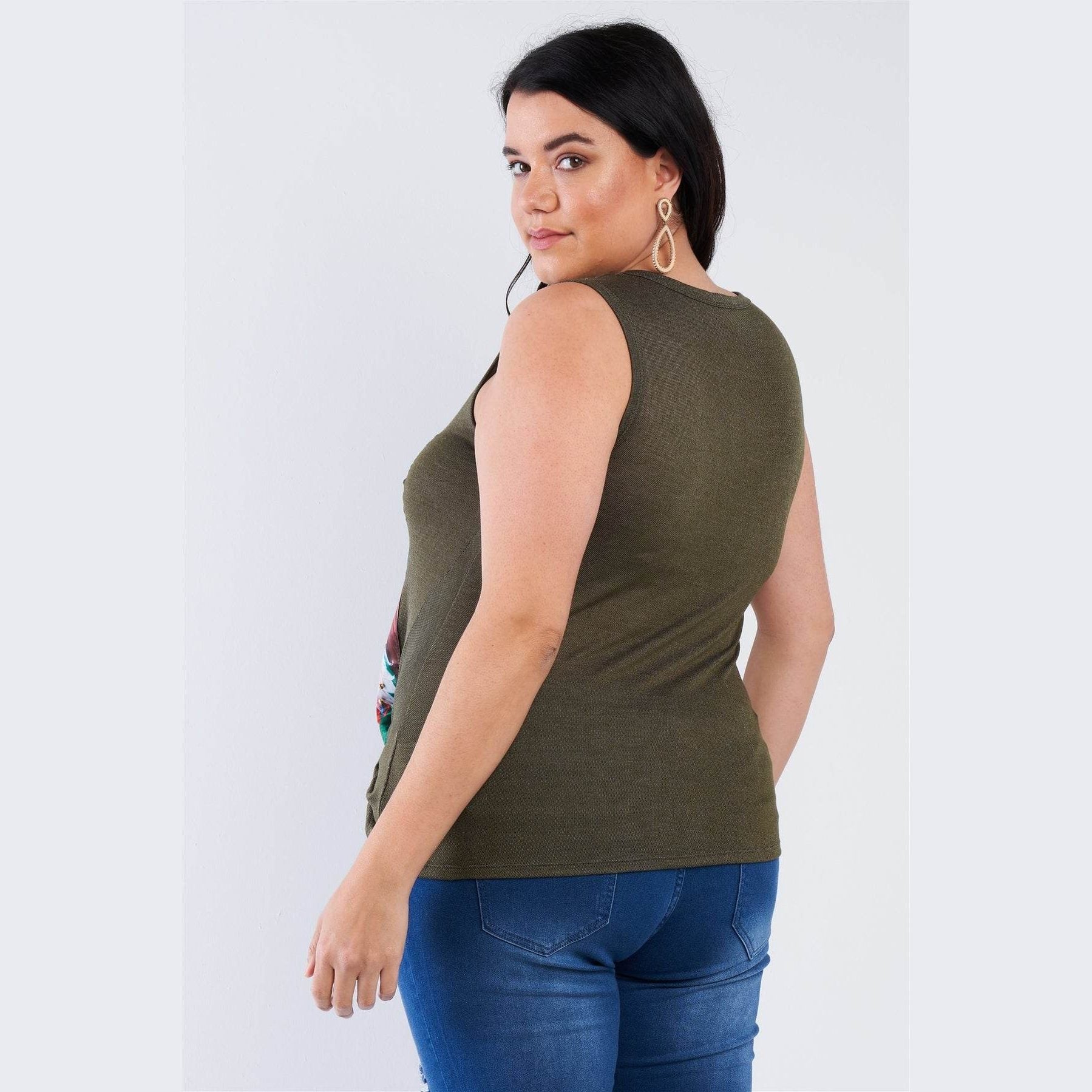 Plus Size Shady Girl Graphic Top - VacationGrabs