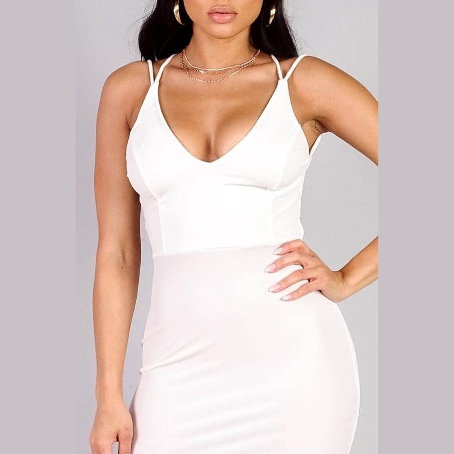 Showstopper, Sexy Crossover Strap Dress - VacationGrabs