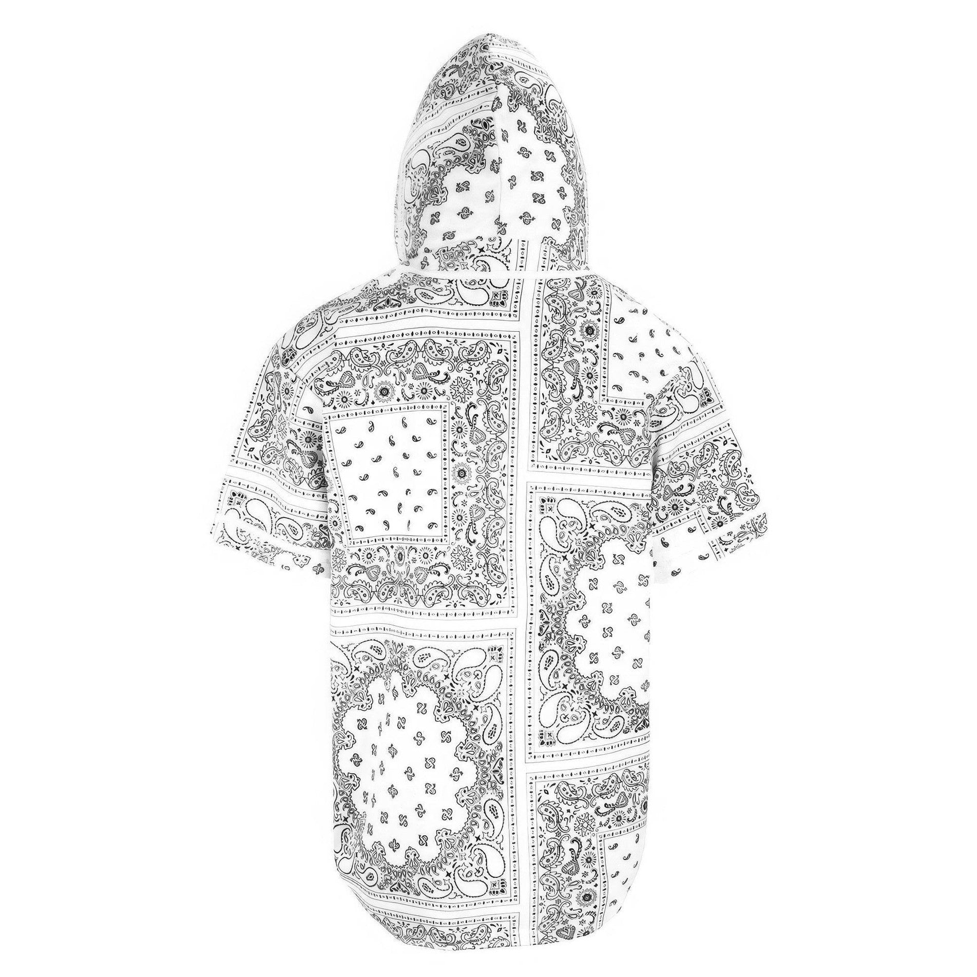 Hooded Bandana Baseball Jersey Shirts - VacationGrabs
