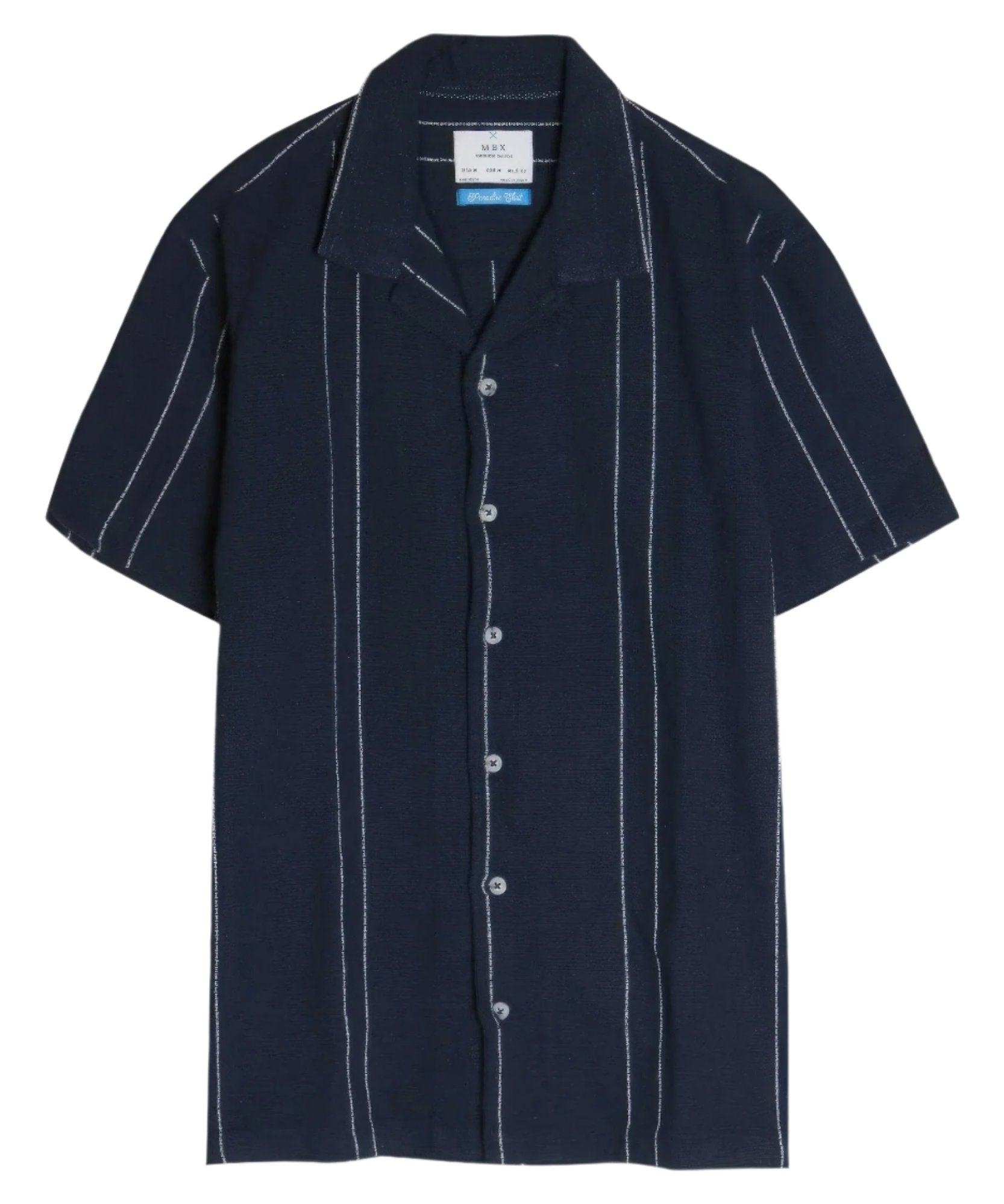 Men's ShirtsMen's Striped Short Sleeve Shirt - VacationGrabs