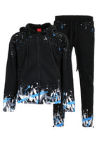 Men's 2PC Track SetsMen's Paint Splatter Fleece Set - VacationGrabs