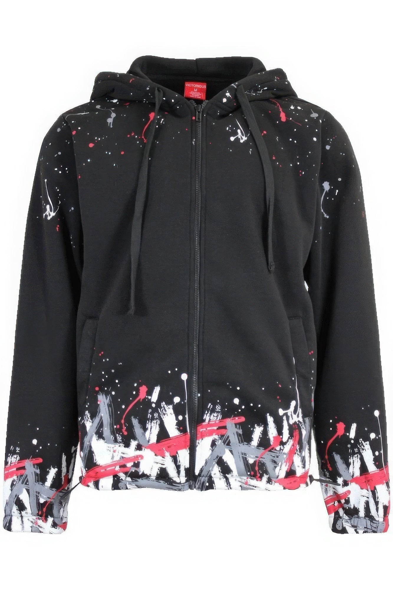 Men's 2PC Track SetsMen's Paint Splatter Fleece Set - VacationGrabs