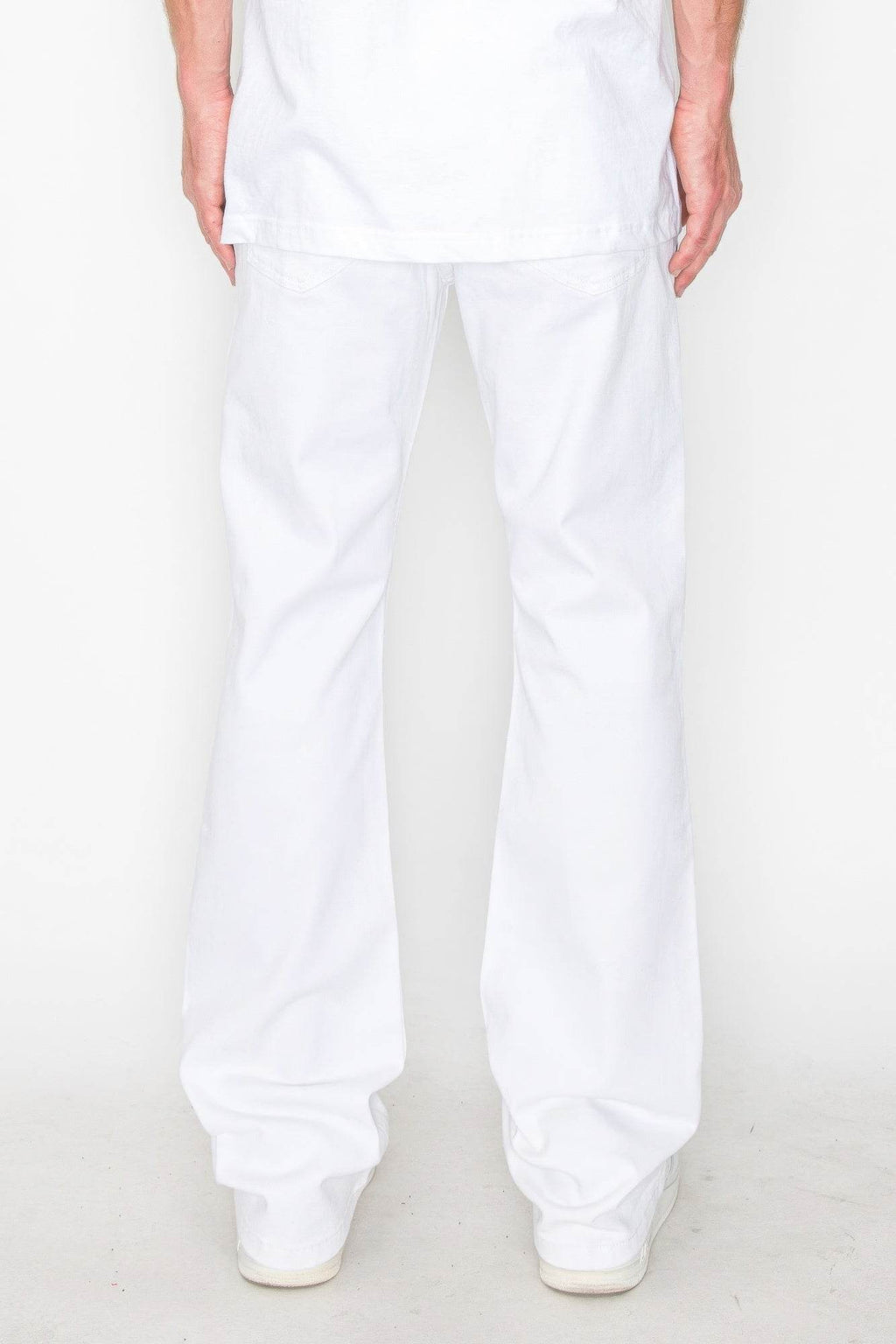 Bootcut Rip & Repair Colored Jeans - VacationGrabs