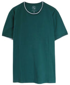 Men's Shirts - Tee'sMen's Green Crew T-Shirt - VacationGrabs