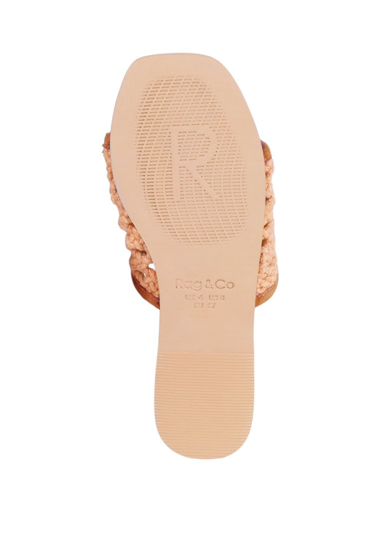 Ballerines Cedar tissées à la main, avec pampilles
