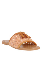 Ballerines Cedar tissées à la main, avec pampilles