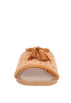 Ballerines Cedar tissées à la main, avec pampilles