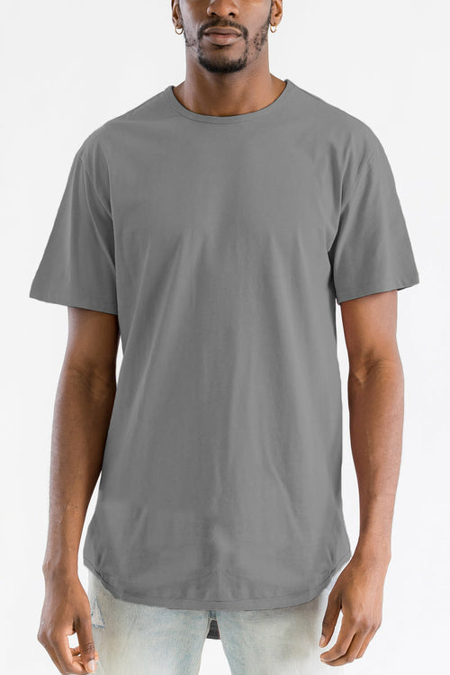 Men's Classic Scallop Long Tee Shirts