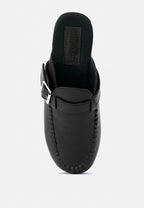 Choctav Handcrafted Leather Clogs