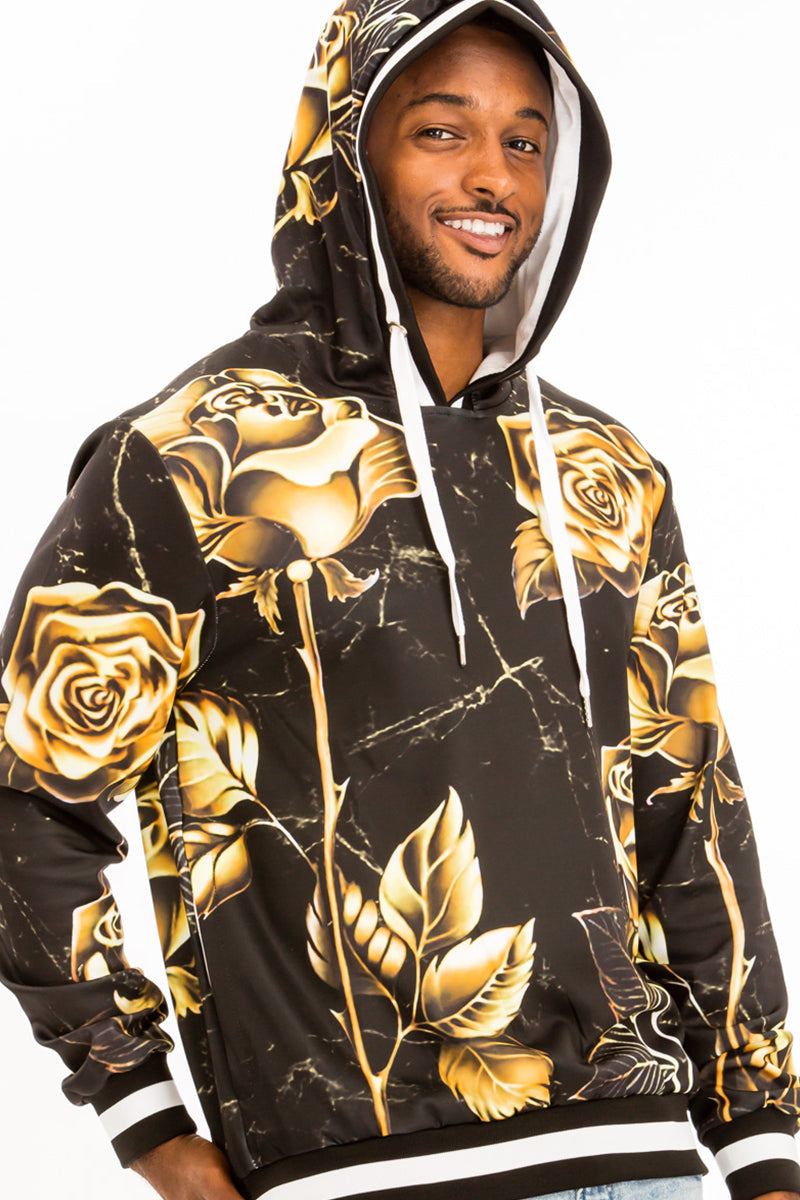 Print Sweat Set – Slim Fit Track Set with Ankle Zip