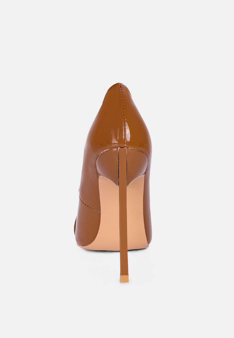 Cocktail Buckle Embellished Stiletto Pump Shoes