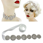 Deco Ring Organza Belt Choker Headband