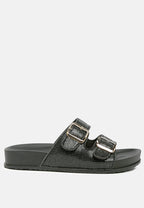 Crystal Buckled Slip-On