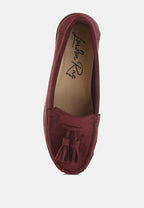 Daiki Platform Lug Sole Tassel Loafers