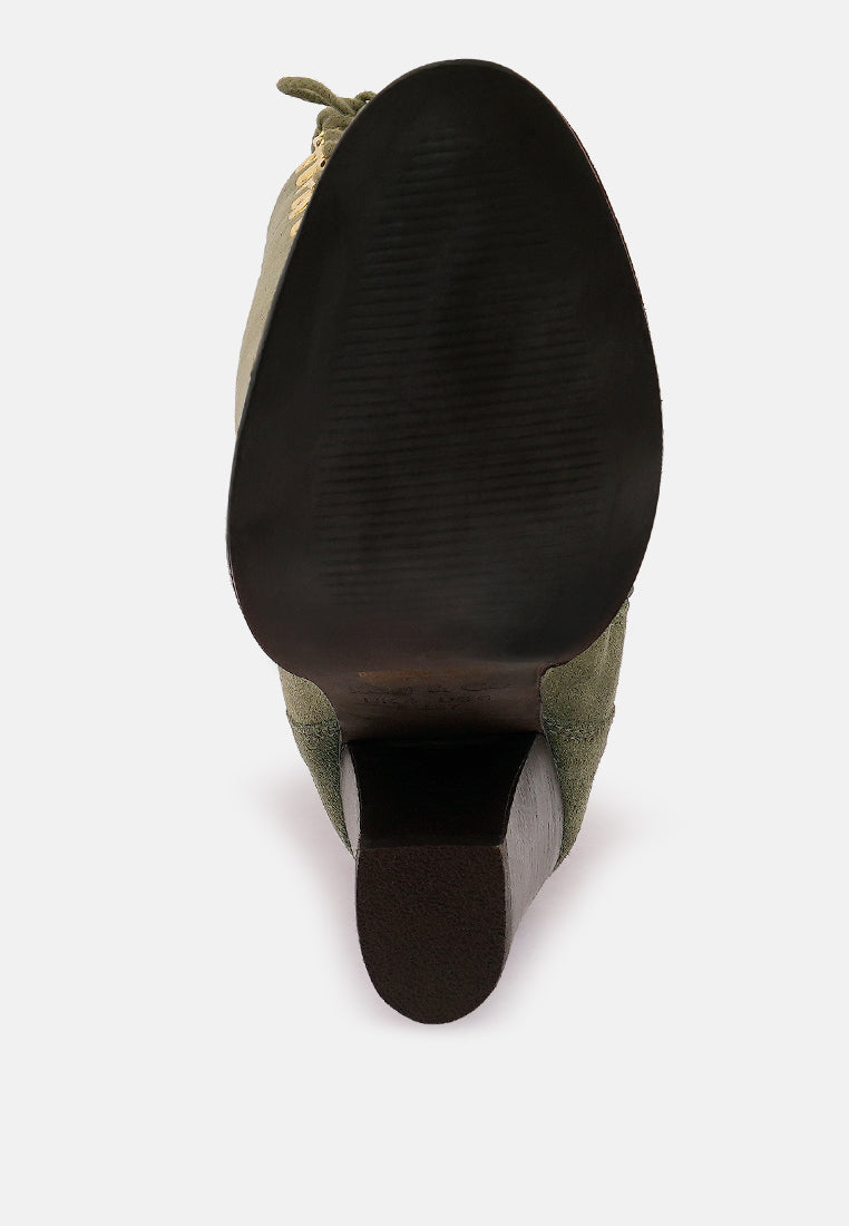 Street-Slay Antique Heeled Calf Boot