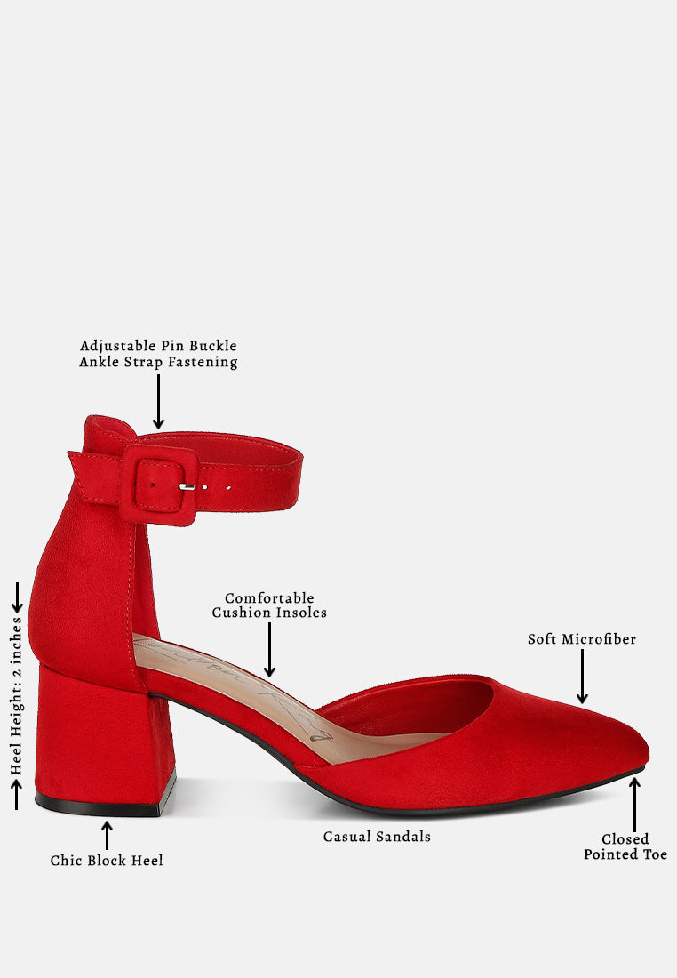 Stroot Mid Block Heel Sandals