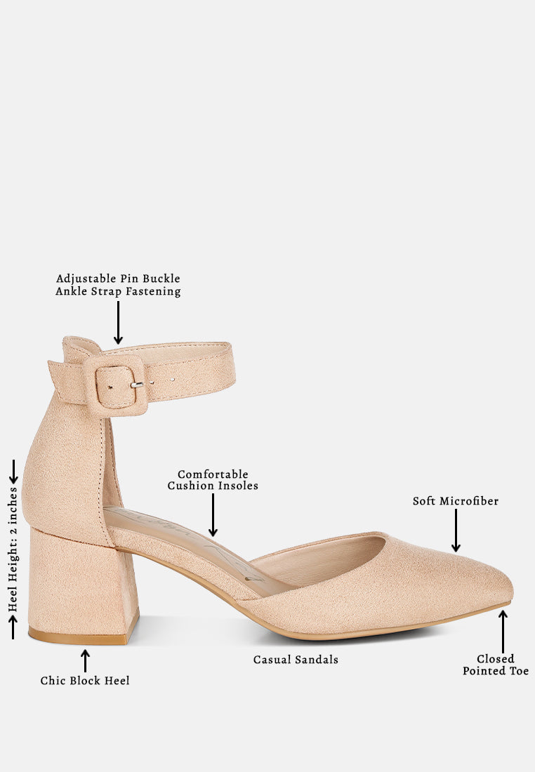 Stroot Mid Block Heel Sandals