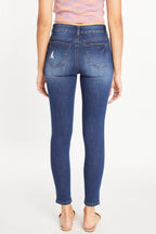 Distressed Denim Skinny Jeans