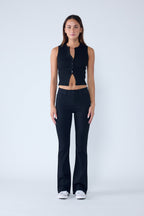 High Rise 5-Pocket Bootcut Jeans