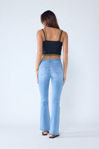 High Rise 5-Pocket Bootcut Jeans