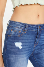 Destructed Ankle Skinny Jeans