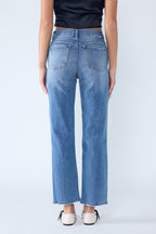 High Rise Straight Jeans