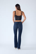 High Rise Bootcut Jeans