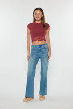 High Rise Wide Leg Jeans