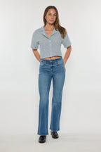 High Rise Baby Wide Leg Jeans
