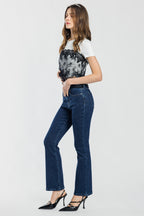 High Rise Baby Bootcut Jeans