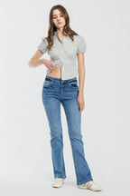 High Rise Bootcut Jeans