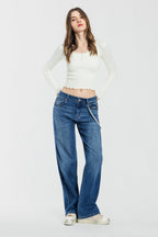 High Rise Wide Leg Jeans