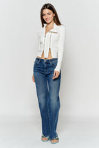 High Rise Wide Leg Jeans