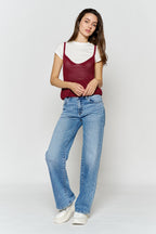 High Rise Wide Leg Jeans