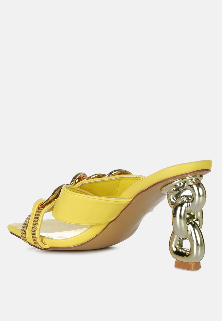 Sandales Evelane métallisées à strass