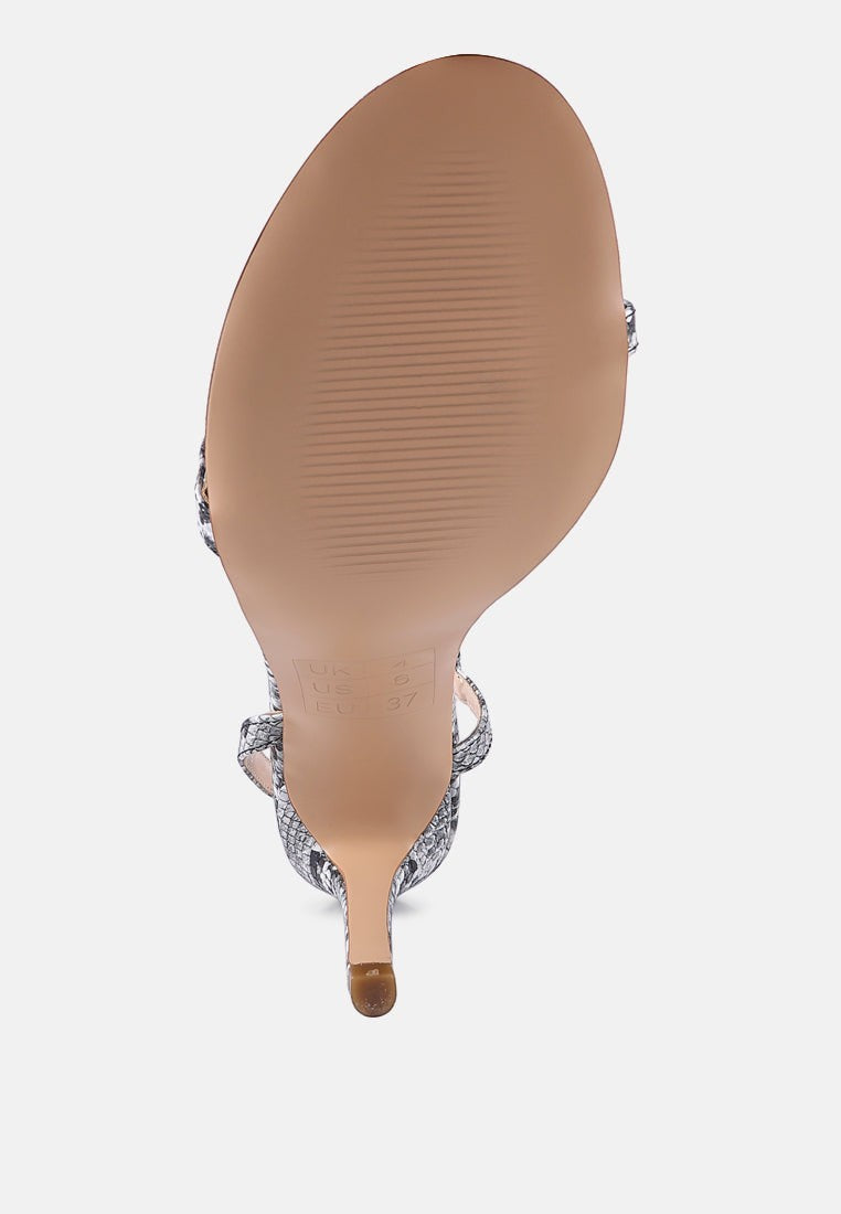 Epoque Heeled Strappy Slingback Sandals