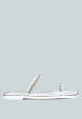 Fenta Diamante Detail Jelly Flats