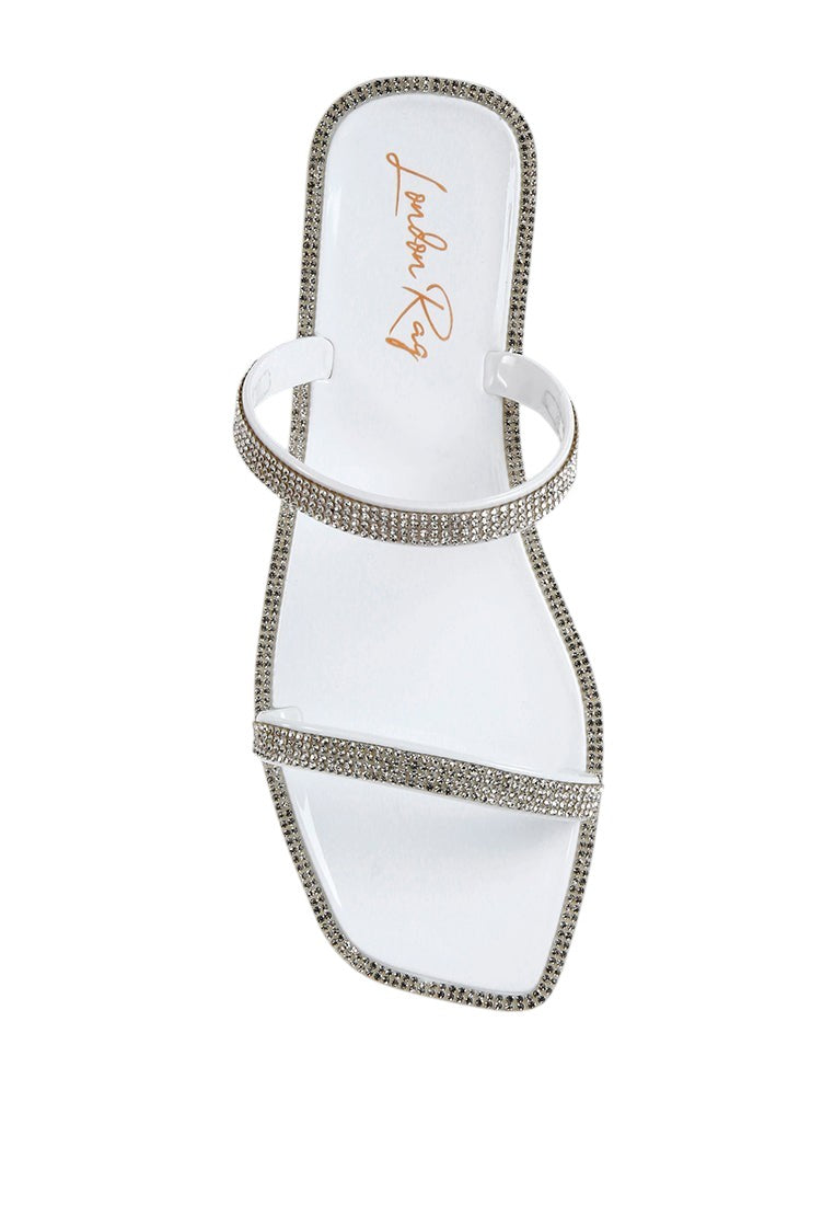 Ballerines plates en gelée Fenta Diamante