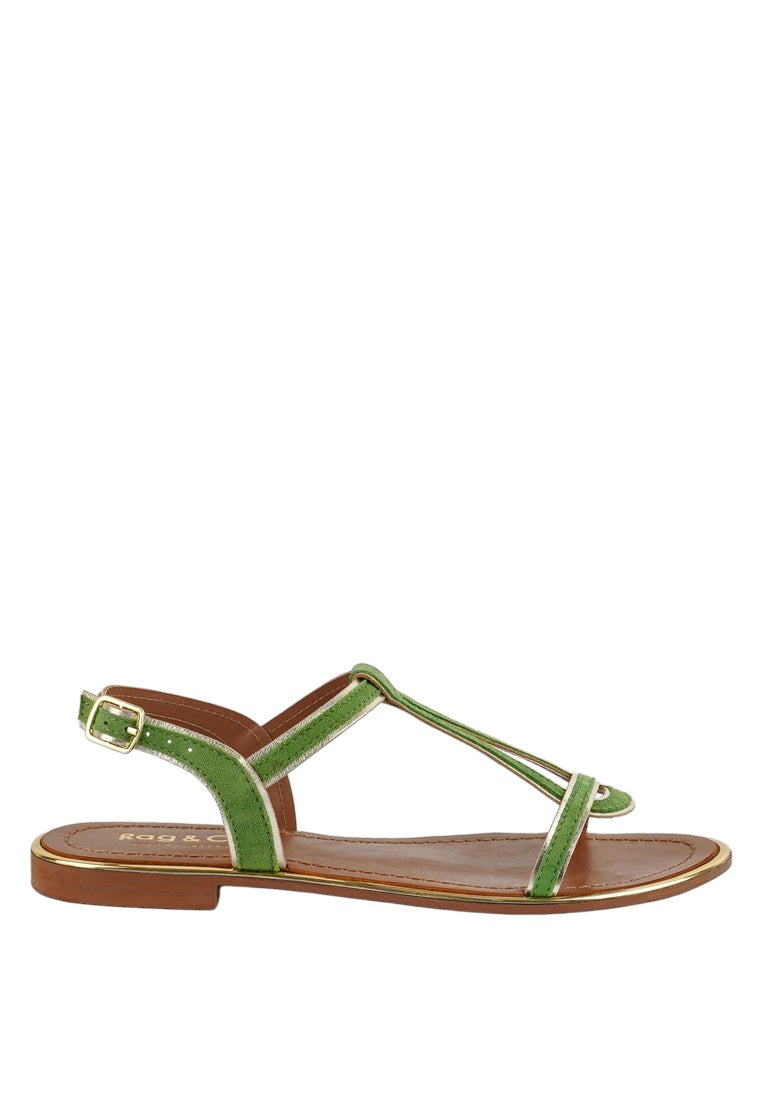 Feodora Flat Slip On Sandals