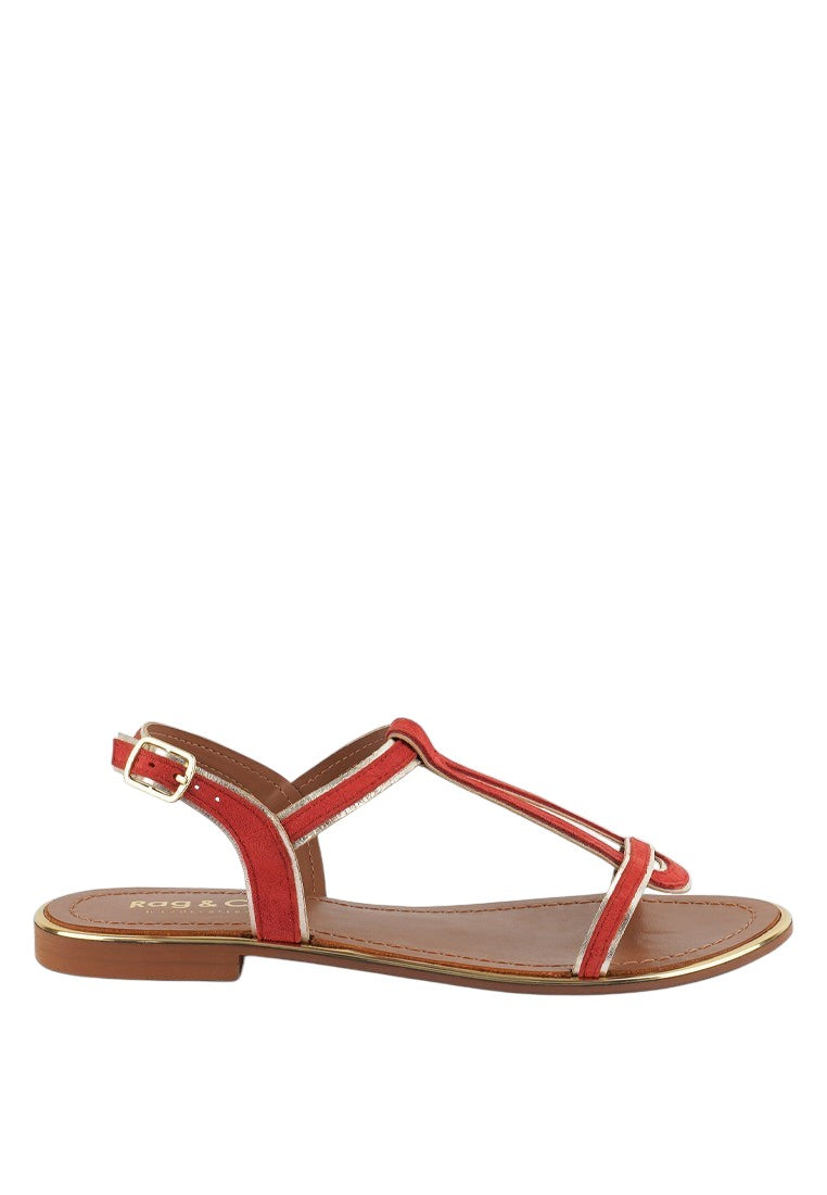 Feodora Flat Slip On Sandals