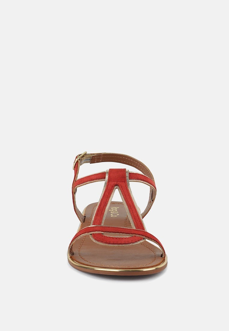 Feodora Flat Slip On Sandals