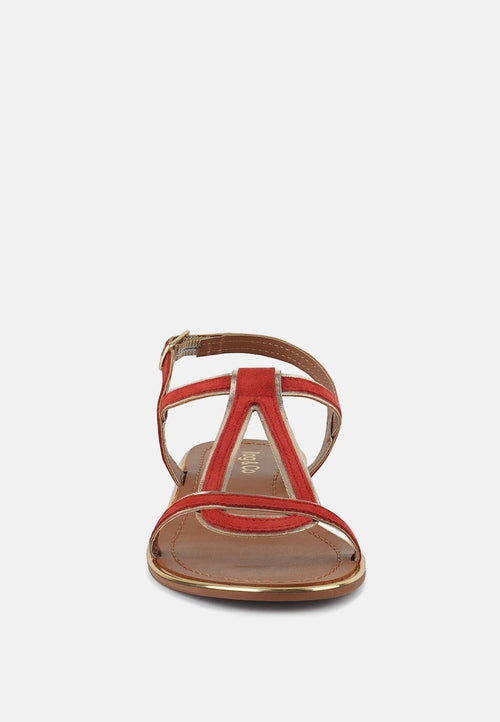 Feodora Flat Slip On Sandals