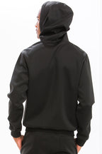 Printed Poly Span Track Set | Regular Fit with Zipper Details
