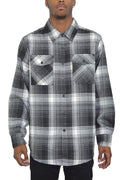 Men's Brushed Flannel Shirt – Cotton Blend