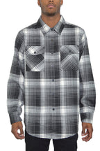 Men's Brushed Flannel Shirt – Cotton Blend