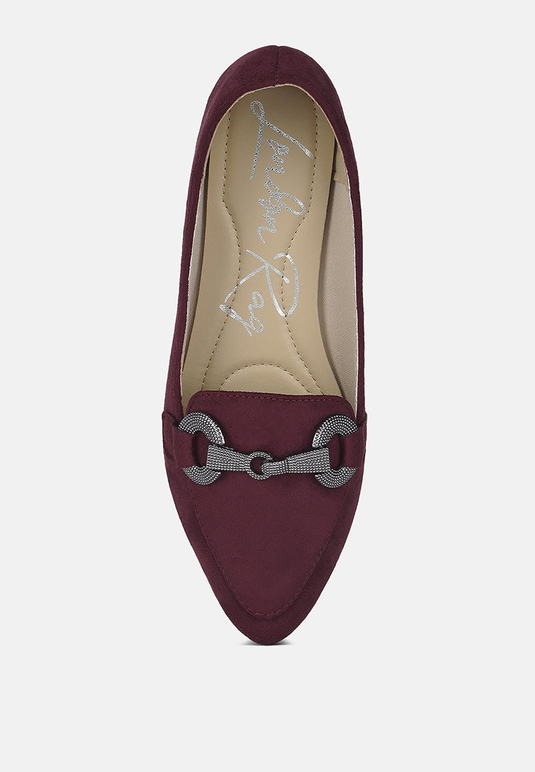 Fembot Horsebit Detail Flexible Loafers