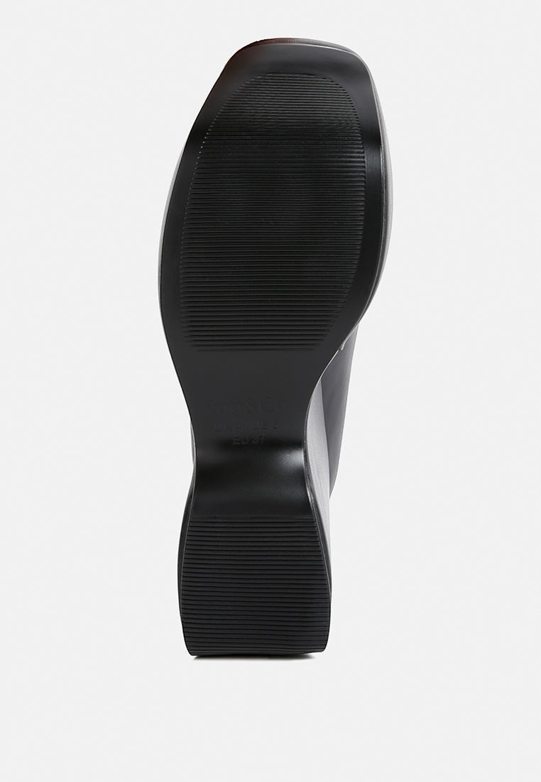 Gilliam High Platform Wedge Loafers